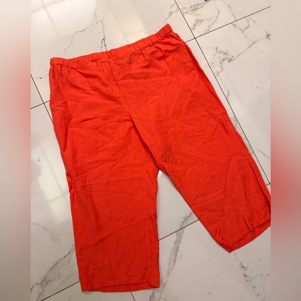 Lane Bryant Bright Orange Lightweight Pants Size 18